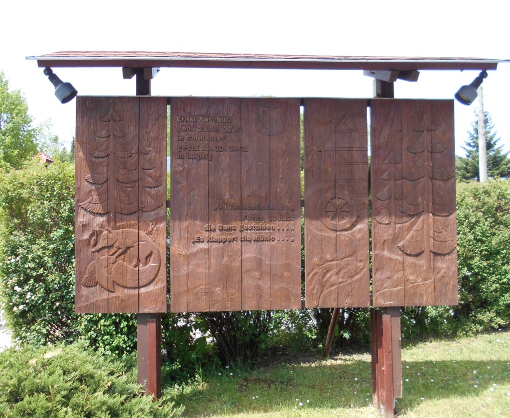 Gedenkschild Liederwandweg