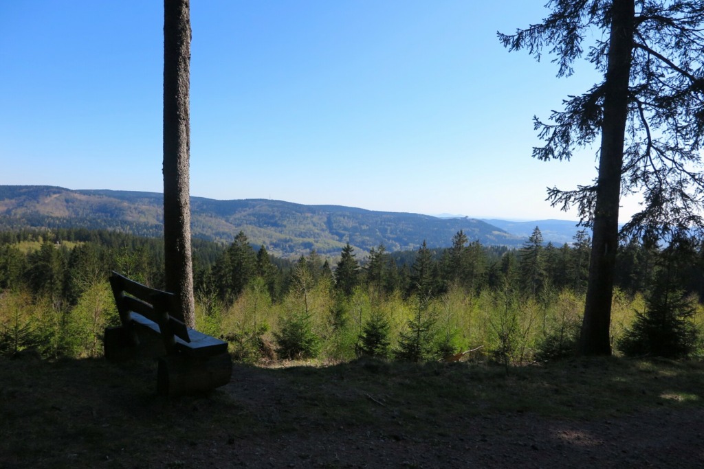 Aussichtspunkt auf dem Rennsteig