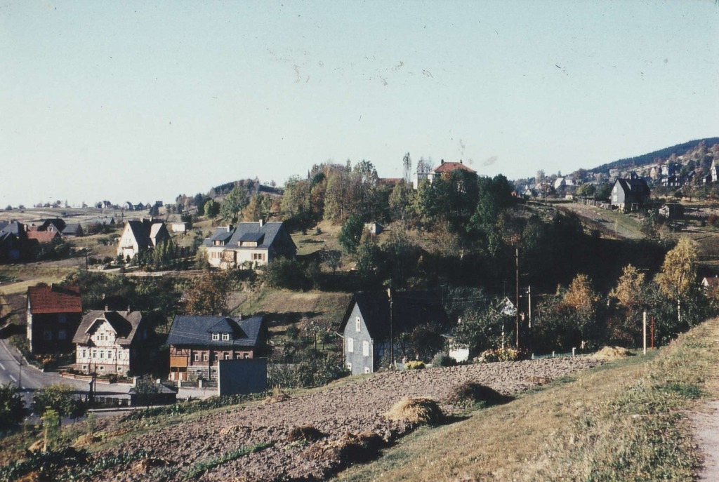 Autobrücke im Herbst 1964