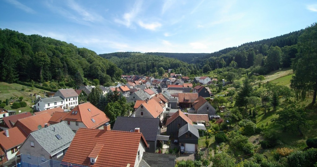 Blick auf den Ortsteil Goldlauter