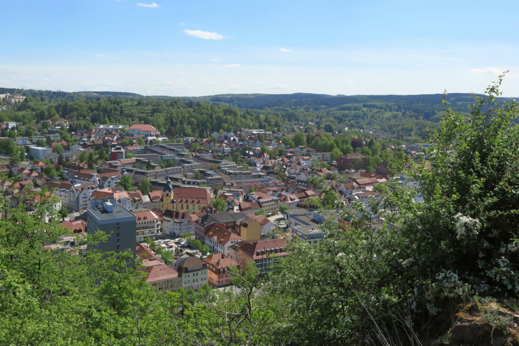 Blick von der Ottilie auf Suhl