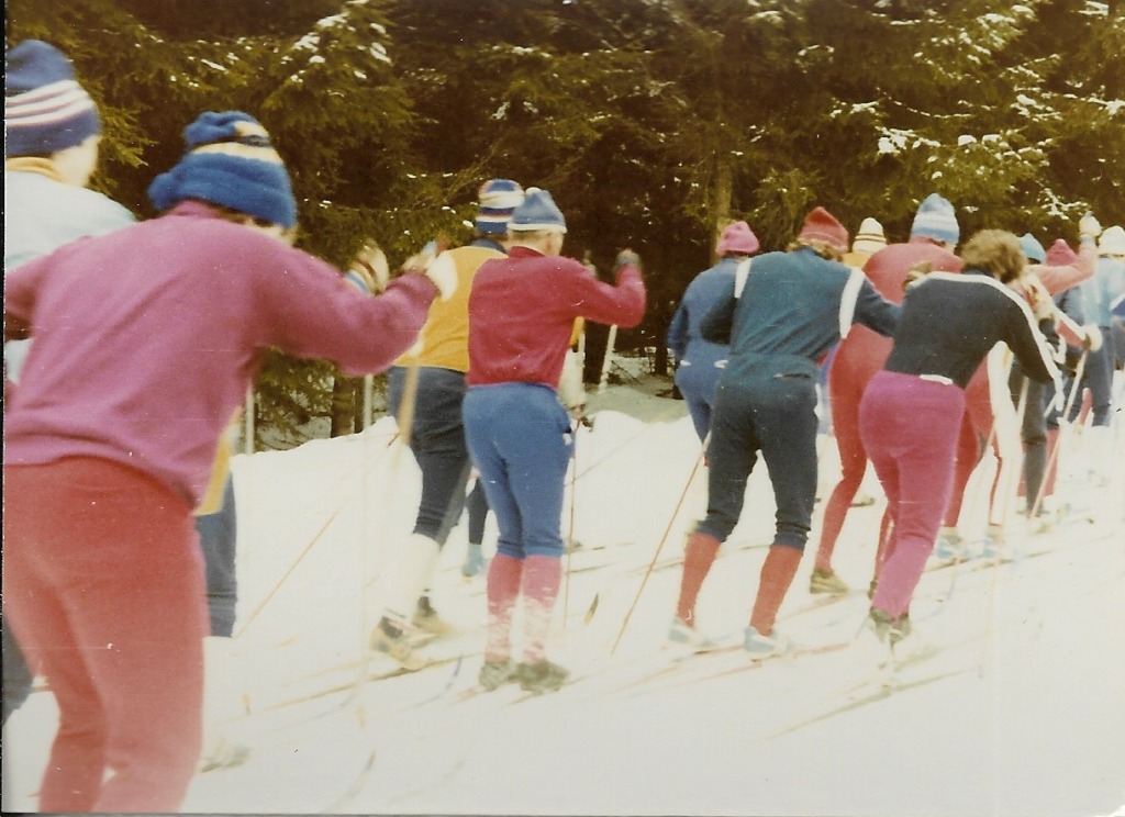 Skilauf in den 70er