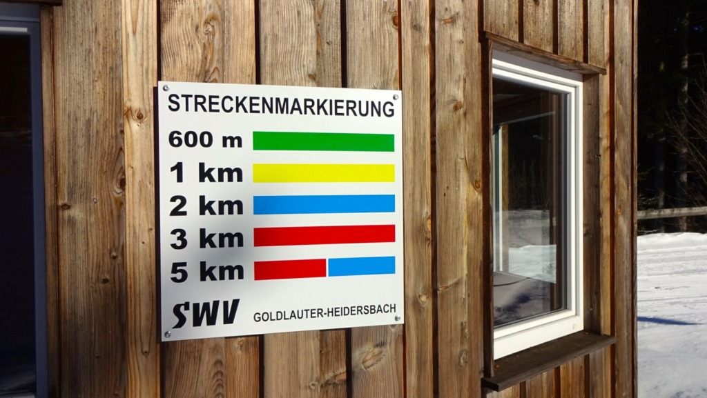 Streckenmarkierung